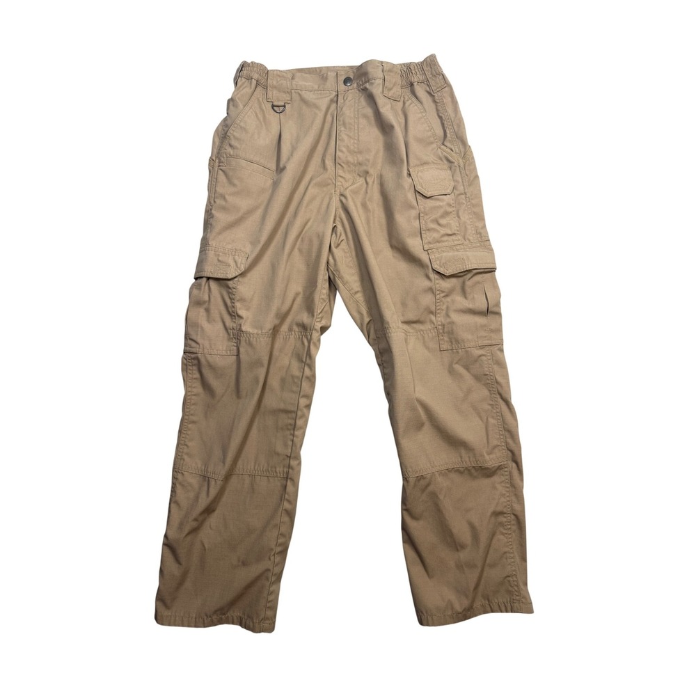 5.11 Tactical Series Khaki Tan Ripstop Cargo Pants Mens 34x30 Double Knee